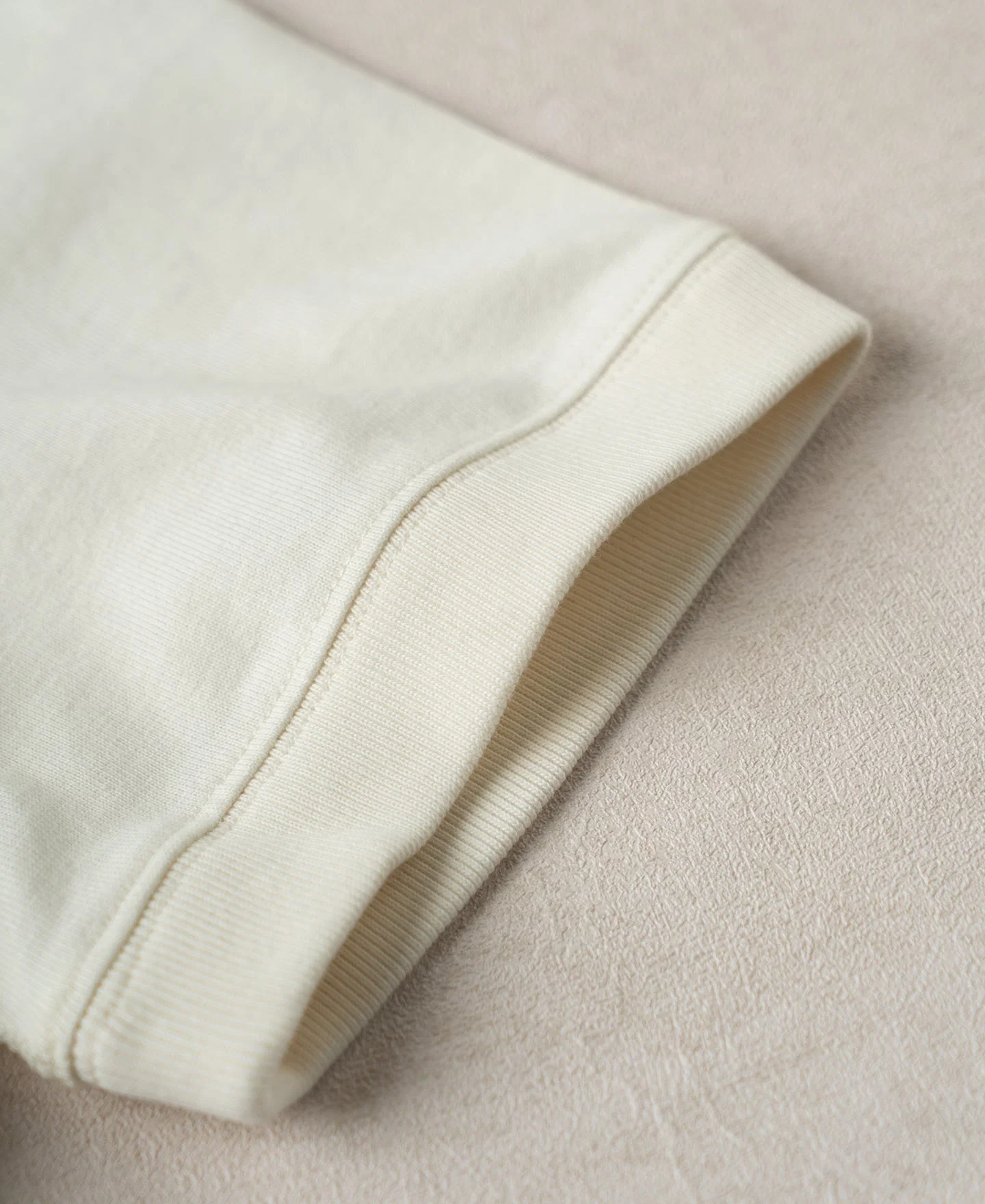 1950s V-Gusset Cotton T-Shirt - White