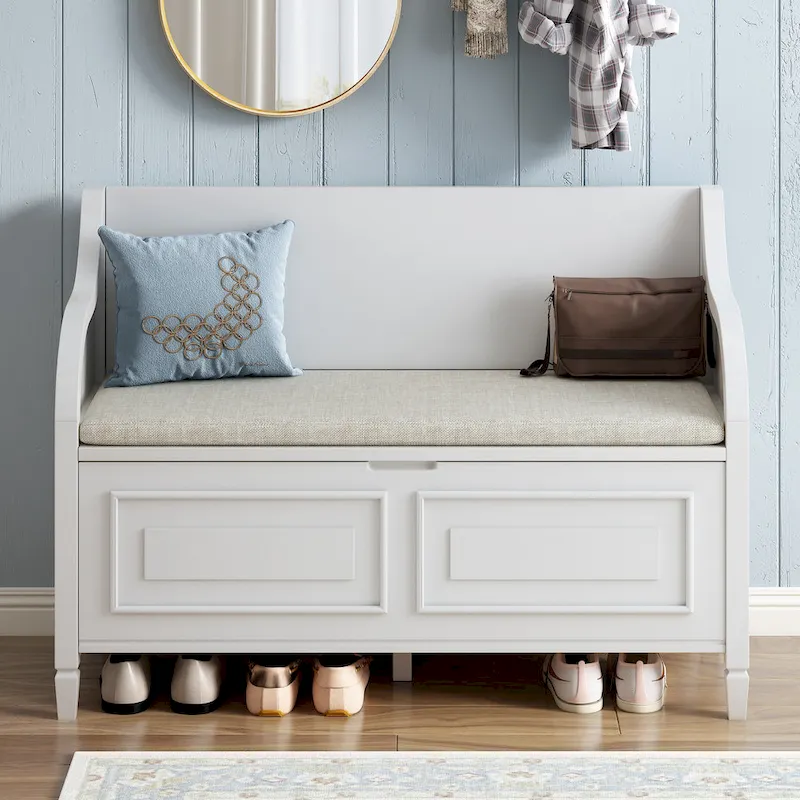 Solid wood Entryway Bench