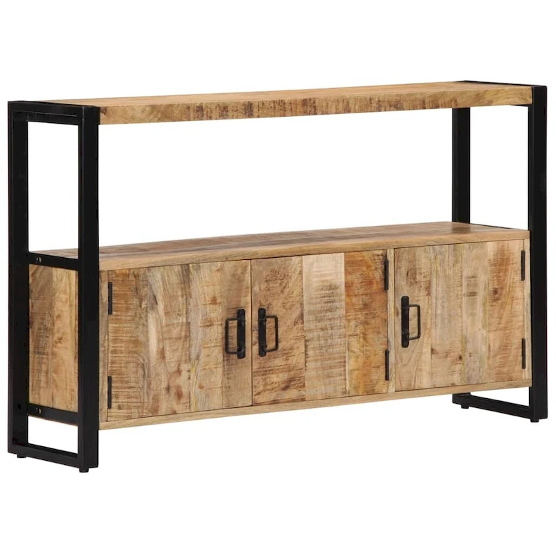 vidaXL Side Cabinet 47.2x11.8x29.5 Solid Mango Wood