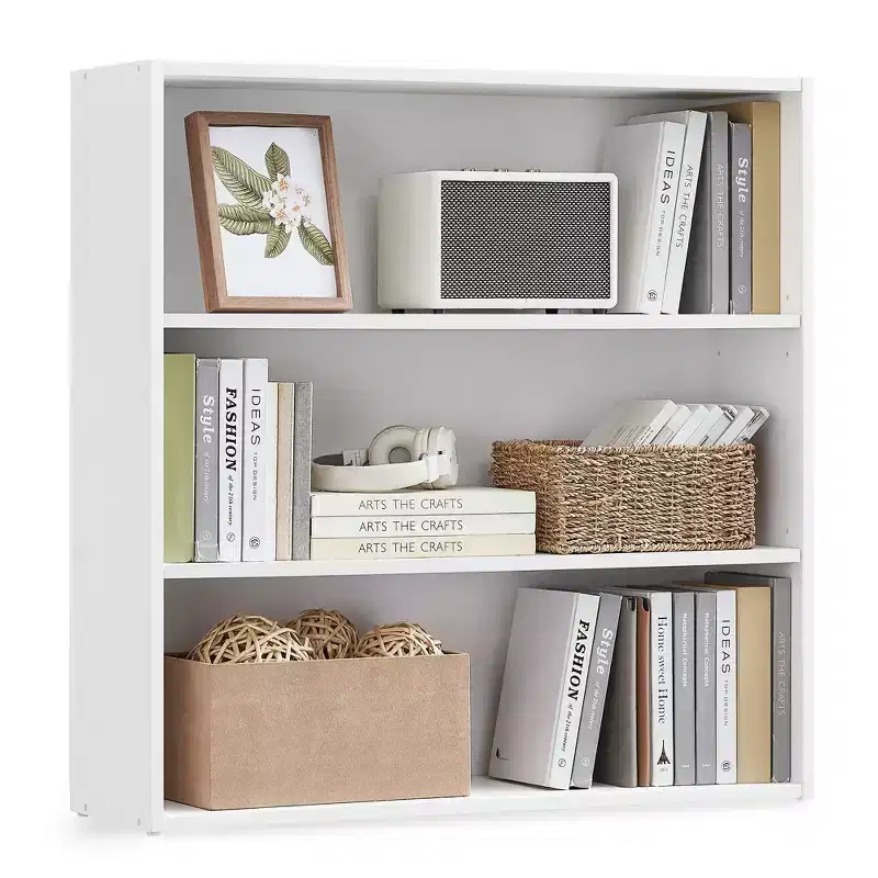 5-Tier Open Bookshelf with Adjustable Shelves & Anti-Tip Kit, 23.6