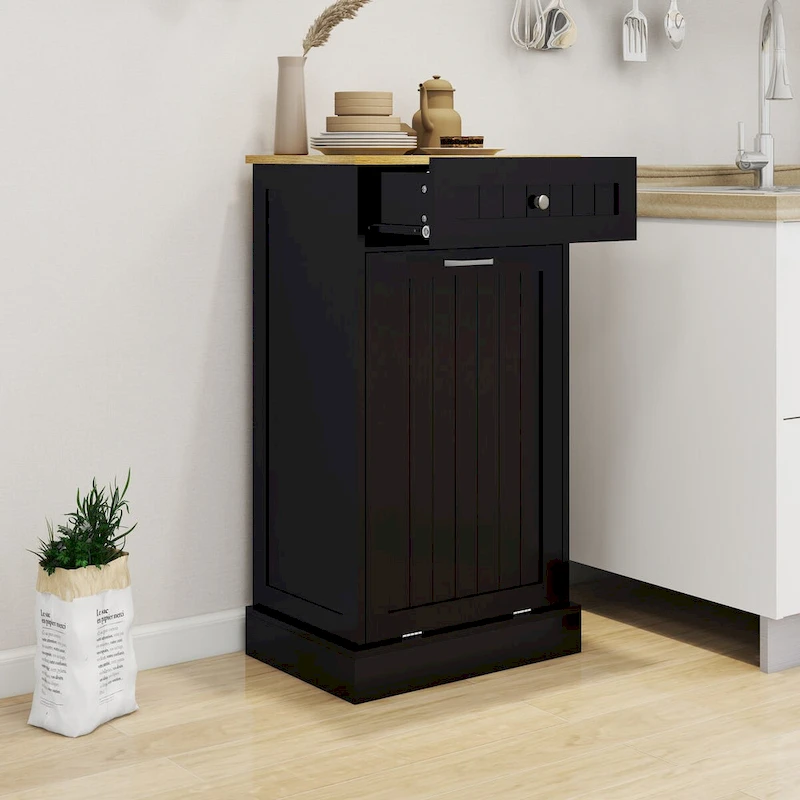 RR Kitchen Trash Cabinet