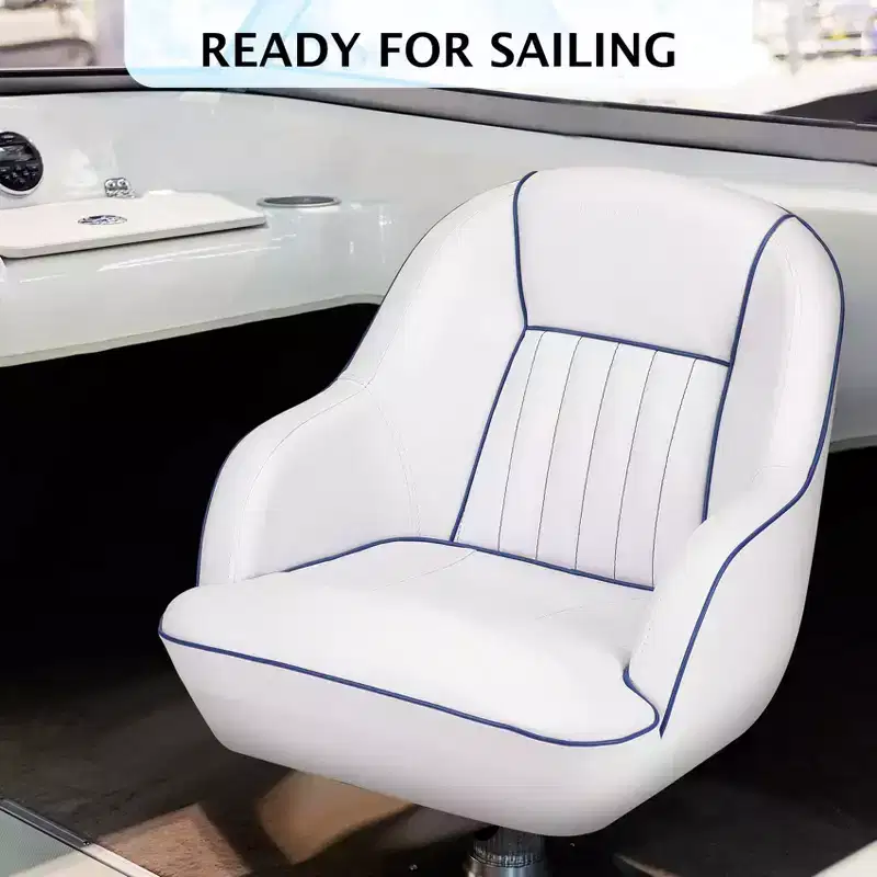 Pontoon Boat Seat, Captains Bucket Boat Seat, Back Folding Boat, Boat Cabin SeatingFishing Seats for Boats, Boat Bucket Seat