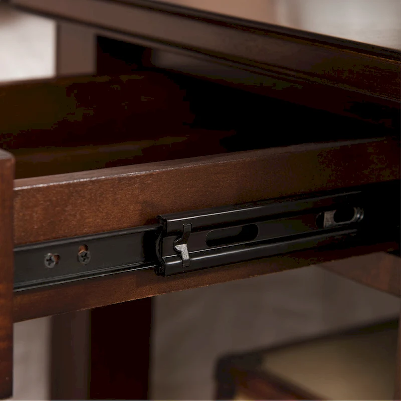 Leick Home Laurent One Drawer Swing Arm Lamp Side Table