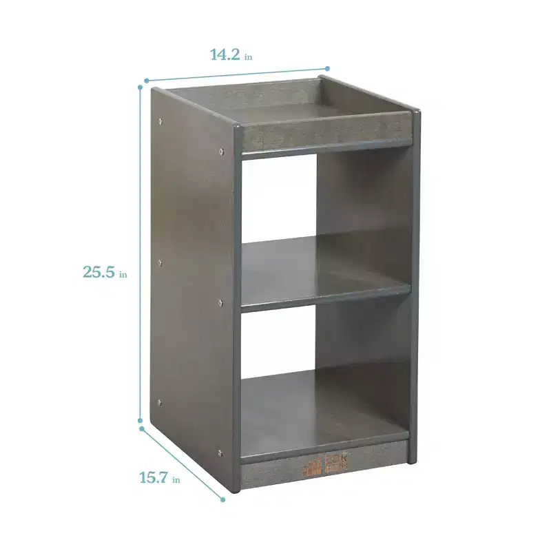 ECR4Kids 2-Cube Double-Sided Vertical Storage Organizer, Classroom Furniture