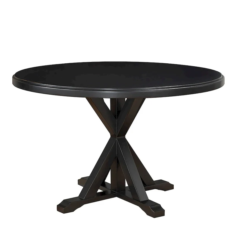 Monet Round Dining Table | X-Base Pedestal | Seats 4 | 48