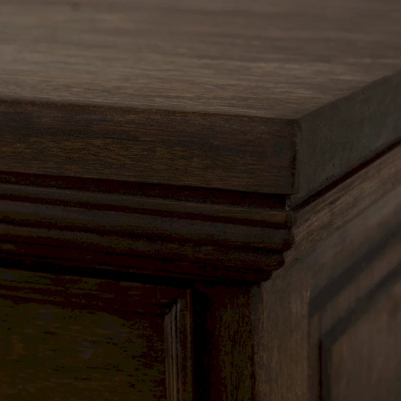 Handmade Solid Reclaimed Barn Wood & Wrought Iron Hardware Buffet & Sideboard 39 Width - N/A