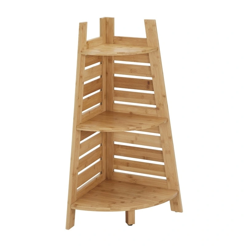 Bracken Bamboo Corner Shelf