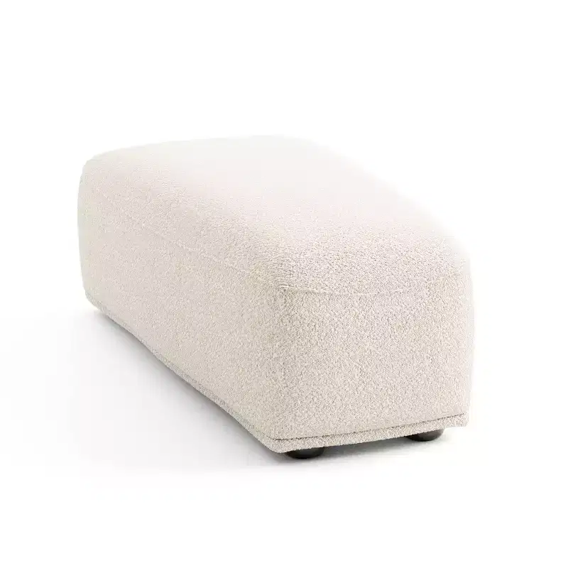 HOMES: Inside + Out Povoa Modern Modular Trapezoidal Ottoman