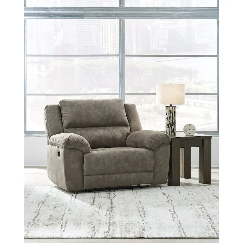 Signature Design by Ashley Laresview Brown Oversized Recliner