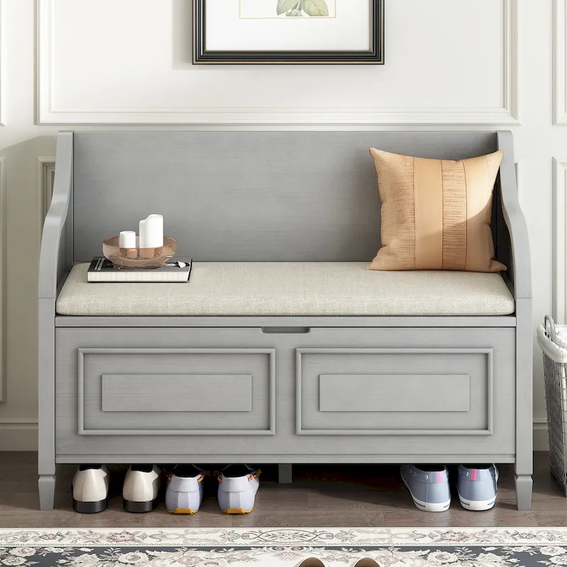 Solid wood Entryway Bench