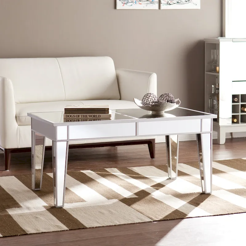 Mirrored Rectangle Coffee Table