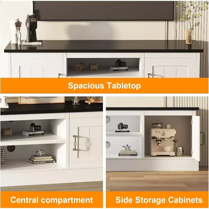 Media Console: Where Modern Entertainment Meets Rustic Warmth