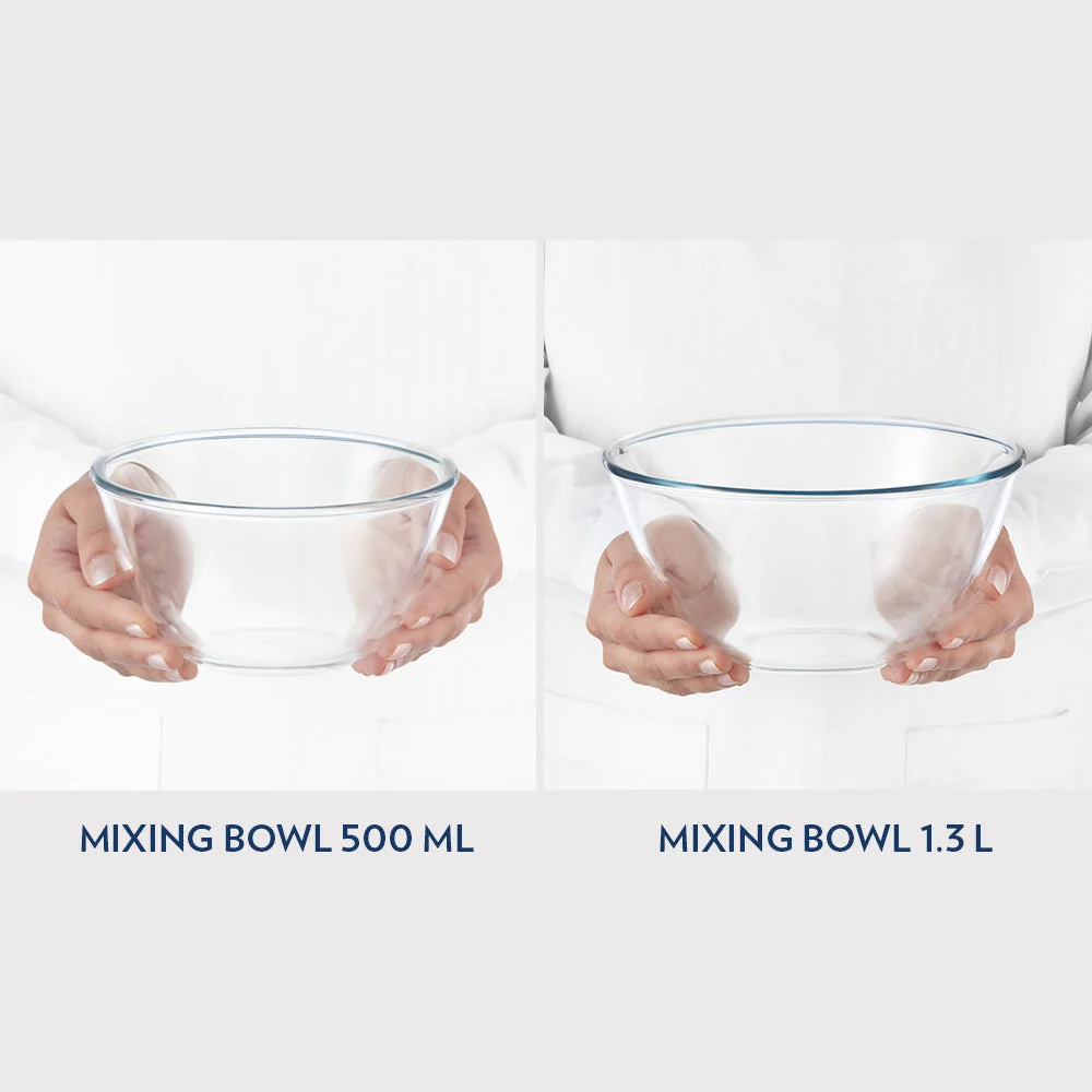 Mixing & Serving Bowl Set – 500ml + 1.3L
