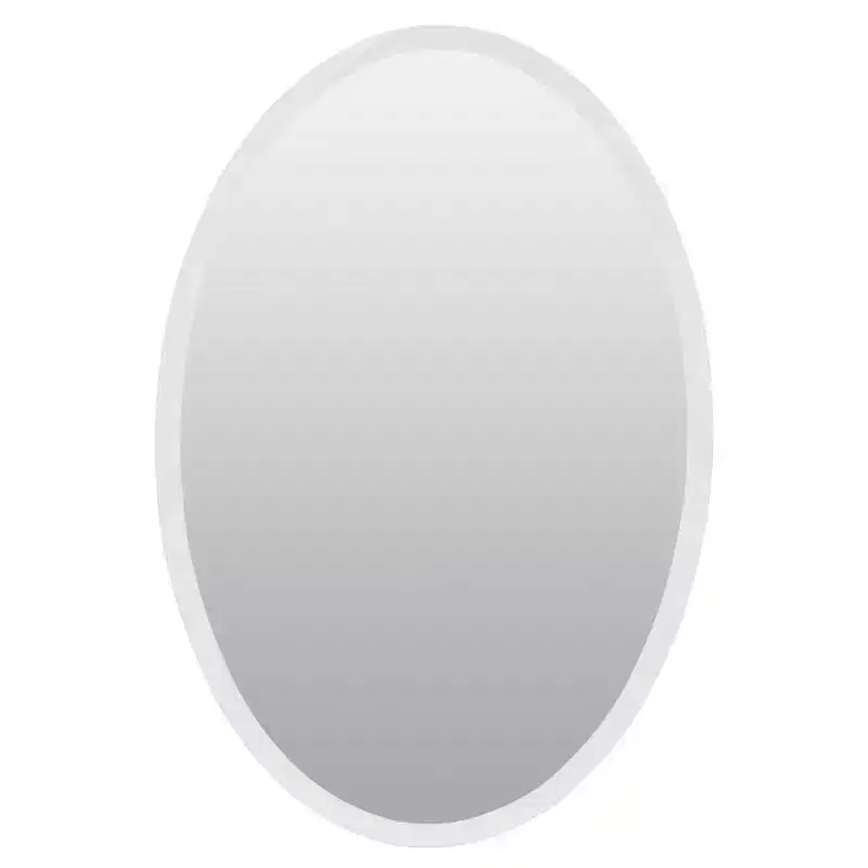 31 in. H X 21 in. W X 4 in. D Oval Medicine Cabinet/Mirror