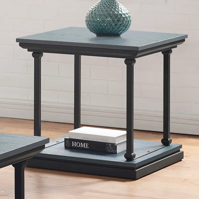 Transitional 24-inch 1-Shelf Side Table