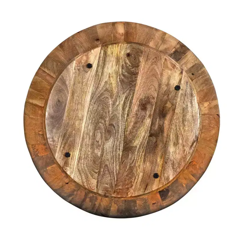 Royal Hampton Mango Wood Coffee Table In Round Shape