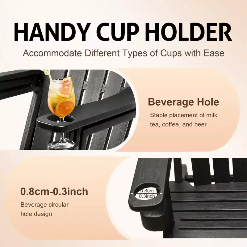 Adirondack Chairs - HDPE Weather Resistant