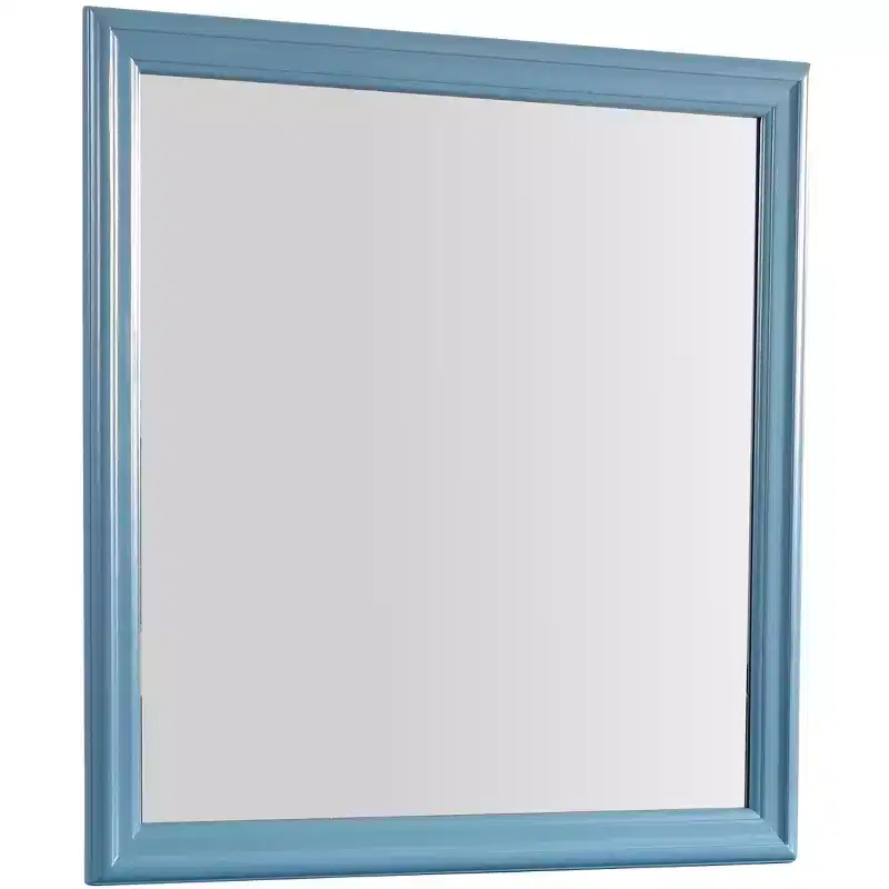 Passion Furniture 38 in. x 38 in. Classic Square Framed Dresser Mirror