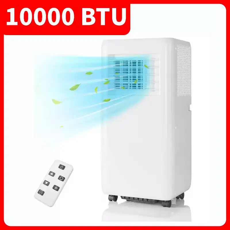 GustoWave 10000 BTU Portable Air Conditioner for Room up to 450 Sq. Ft. with 24H Timer, Sleep Mode