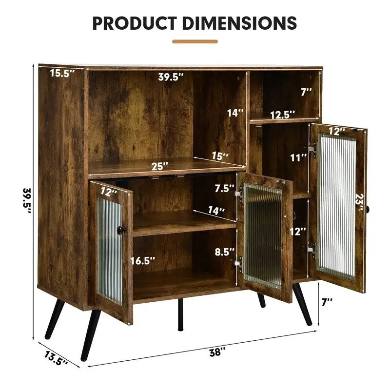 Buffet Sideboard - 13.5D x 39.5W x 39.5H