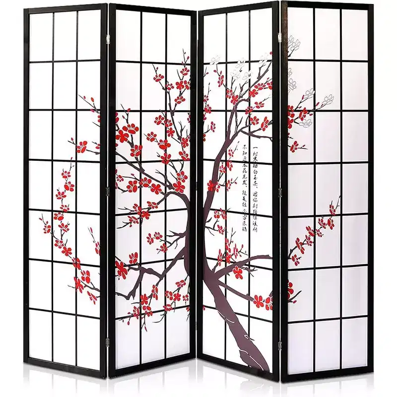 4-Panel Room Divider