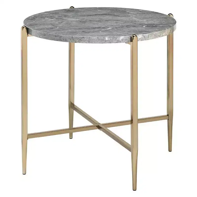 Royal Hampton End Table, Mirrored