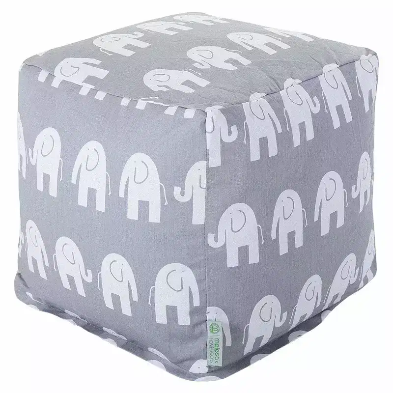 Majestic Home Goods,Cube Pouf Ellie