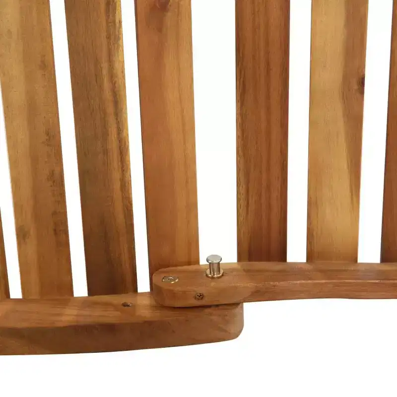 vidaXL Sun lounger21.65 x 72.44 x 25.20 in Solid Acacia Wood