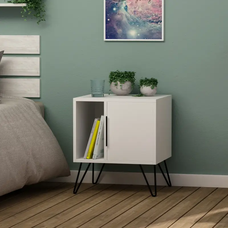 Modern Bedside Table Width Bedroom Furniture 50.2cm