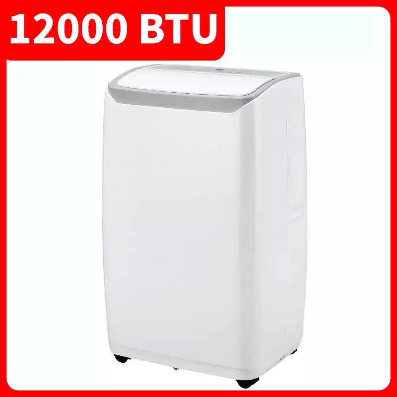 GustoWave 12000 BTU 3-in-1 Portable Air Conditioner with Cooling, Multi-Speed, Sleep Mode, Auto Swing, Remote