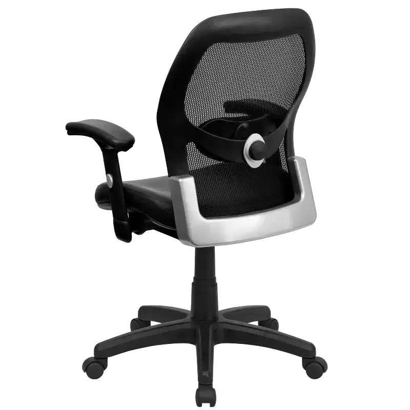 Mid-Back Mesh Executive Swivel Office Chair with Adjustable Arms