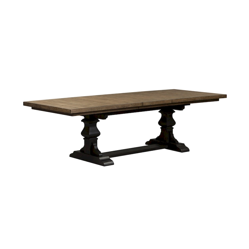 Harvest Home Chalkboard 5 Piece Trestle Table Set