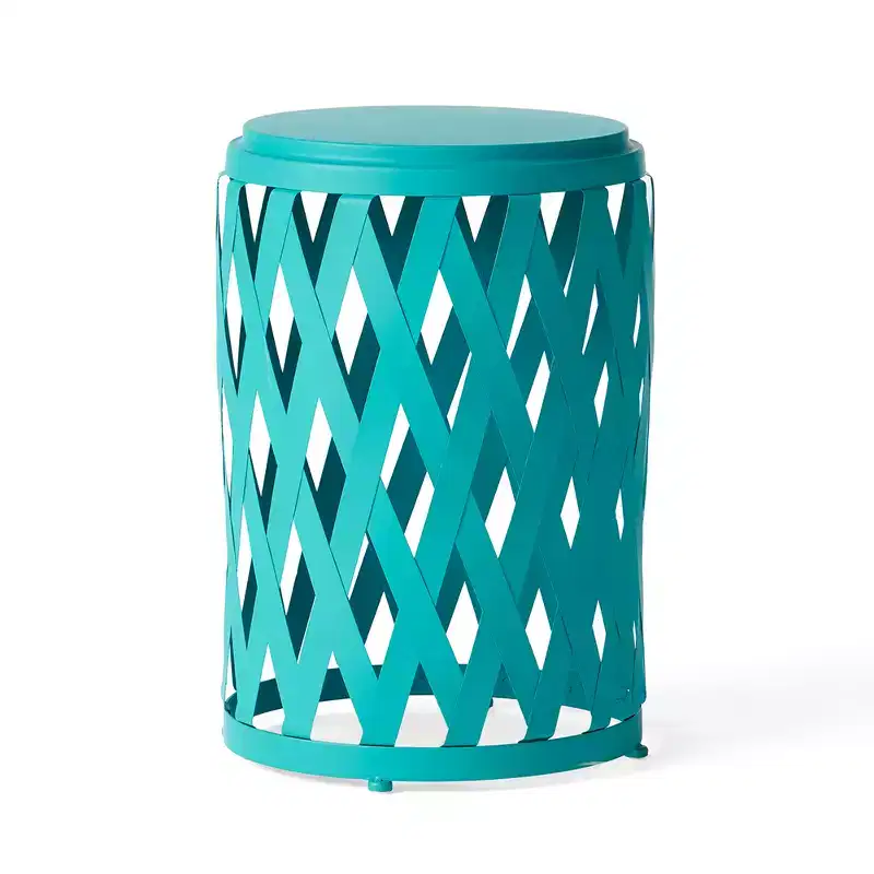 Modern Accent Side Table, Multi-function Outdoor End Table No Assembly Required