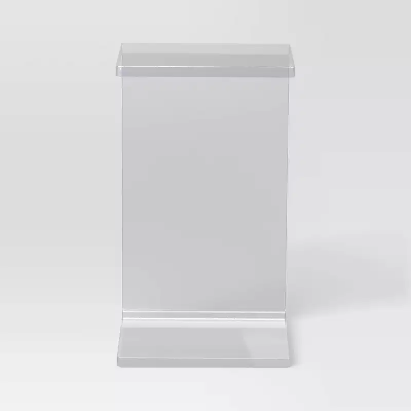 Acrylic C Shaped Side Table Clear - Room Essentials™