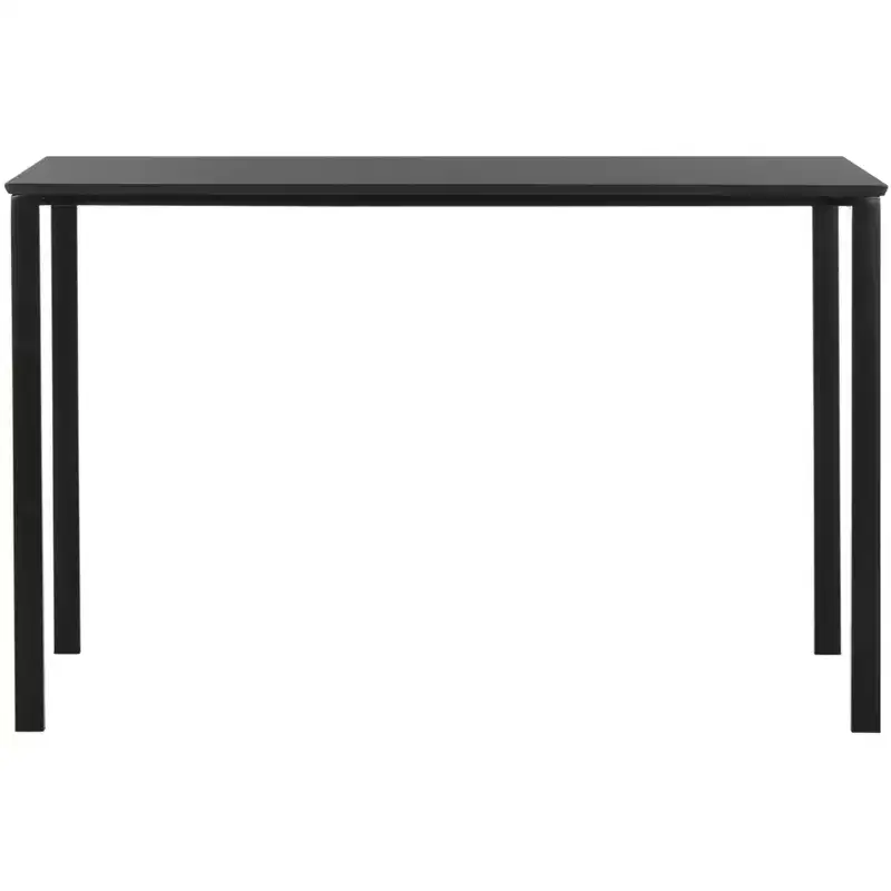 Modern Black Writing Desk – MDF and Iron Frame