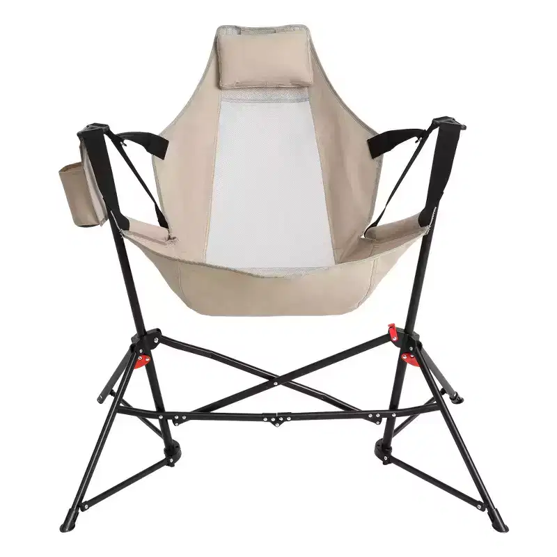 Whisen Hammock Camping Chair & Rocking Chair with Pillow Cup Holder, Recliner with Carry Bag