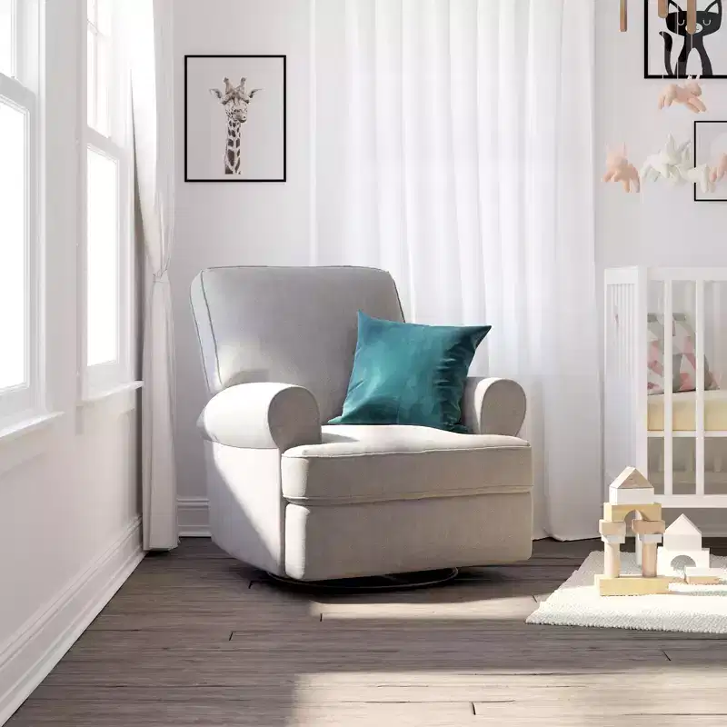 Nursery Swivel Glider Recliner Chair for Baby Room