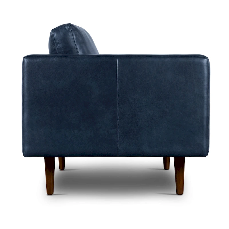 Poly & Bark Napa 72 Apartment Sofa - Full Grain Genuine Italian Leather