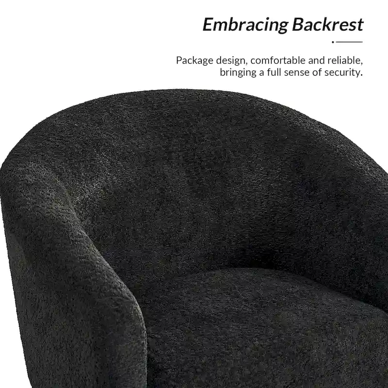 Hal Modern Boucle Armchair with Metal Legs by HULALA HOME