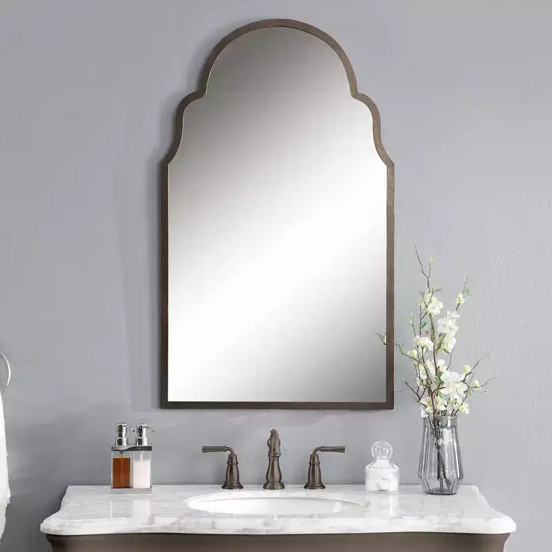 Uttermost Brayden Arch Hand Forged 41 High Wall Mirror