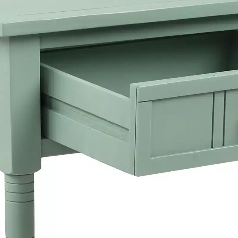 Console Table with Two Drawers and Bottom Shelf