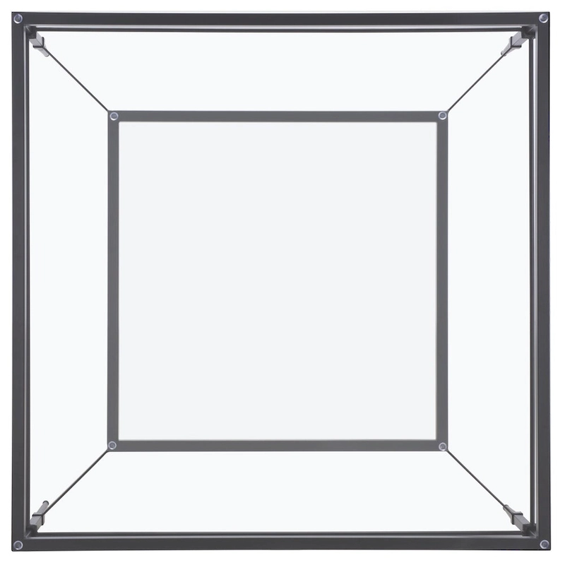 SAFAVIEH Couture Zilpha Cocktail Table - 43 In W x 43 In D x 20 In H - 43Wx43Dx20H