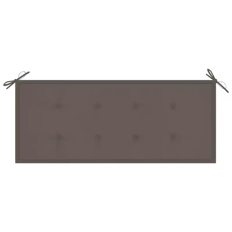 vidaXL Garden Bench Bamboo 46.5 in Foldable Rectangular