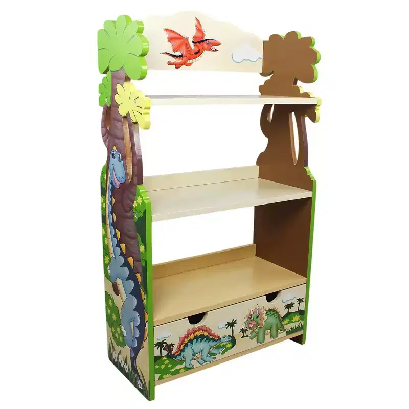 Fantasy Fields by Teamson Kids Dinosaur Kingdom Kids' Bookshelf