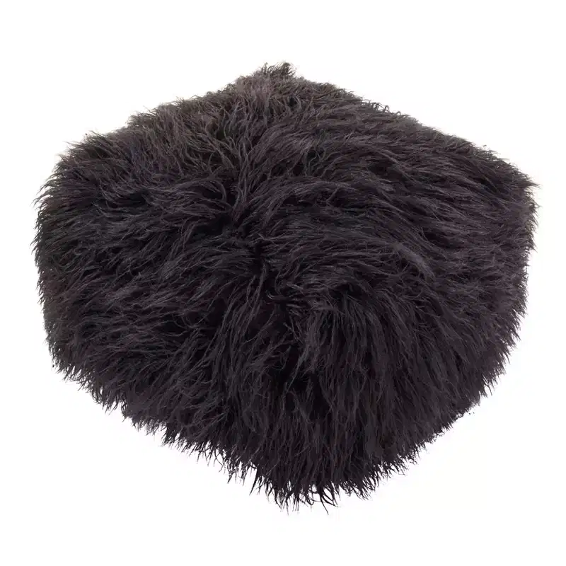 Faux Fur Pouf