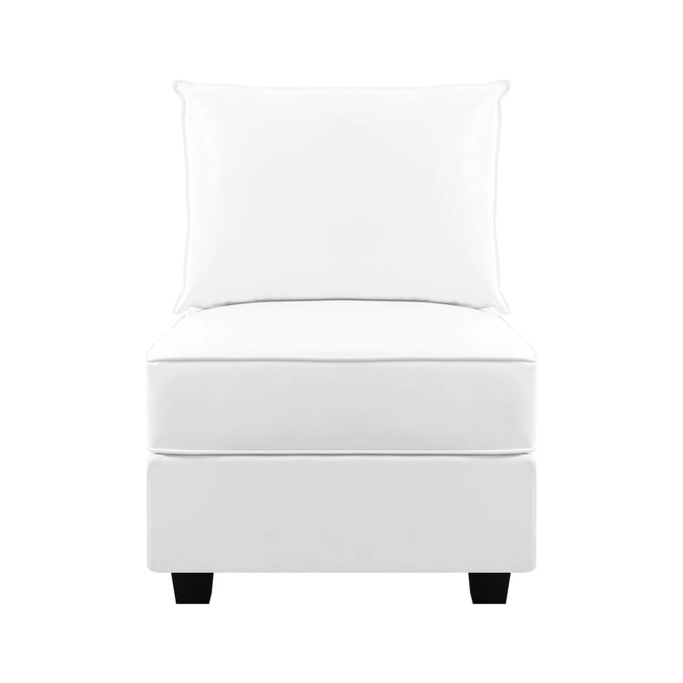 Modern DIY Convertible Modular Sectional Ultimate Sofa Collection - Optional Ottoman Middle and Armrest Modules