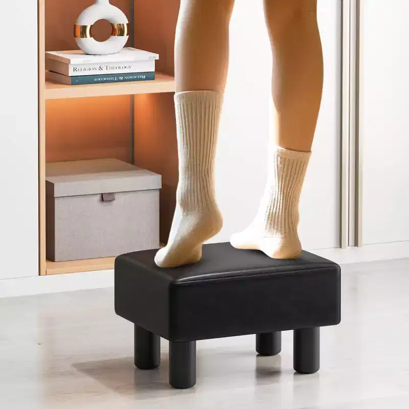 Ottoman Rectangular Footrest with Hidden Storage