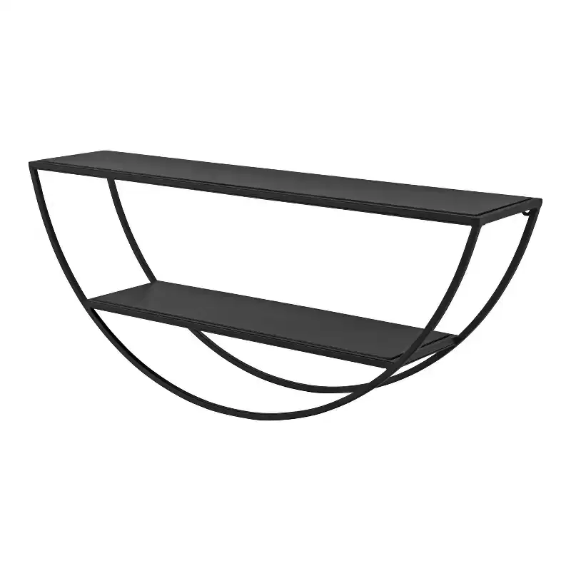 26 x 11 Tancill Half Circle Wall Shelf - Kate & Laurel All Things Decor