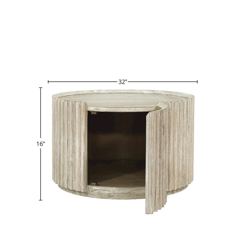 Acacia Round Coffee Table
