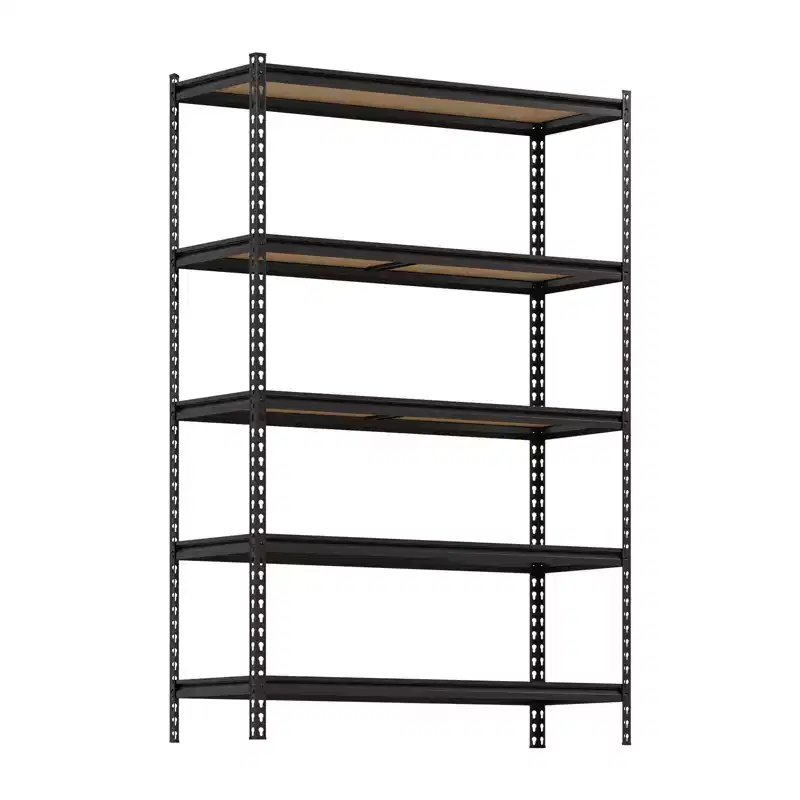 5 Tier Garage Storage Shelves, Heavy Duty Utility Shelves Metal Shelving Unit, Adjustable Storage Shelves Utility Rack for Garage Kitchen Basement